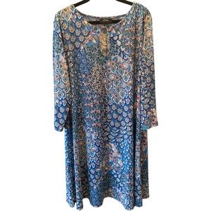 MSK three-quarter length sleeve dress